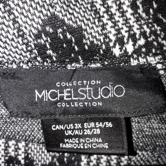 Herringbone Michael Studio shift dress 3X - Picture 2 of 3